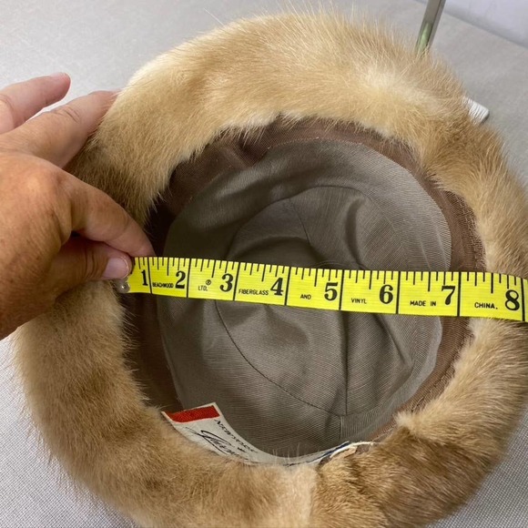 Vintage Gwen Pennington Hat‎ blonde mink main image 6